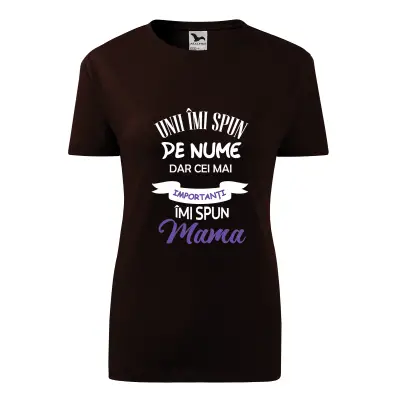 Malfini Tricou Dama Cafeniu Unii imi spun pe nume