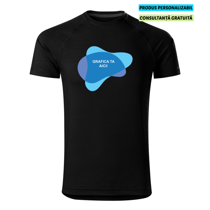 Malfini Tricou Barbat Negru Destiny Personalizat