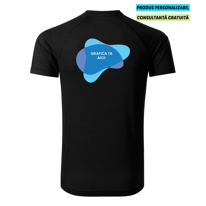 Malfini Tricou Barbat Negru Destiny Personalizat