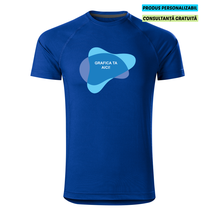 Malfini Tricou Barbat Albastru Destiny Personalizat