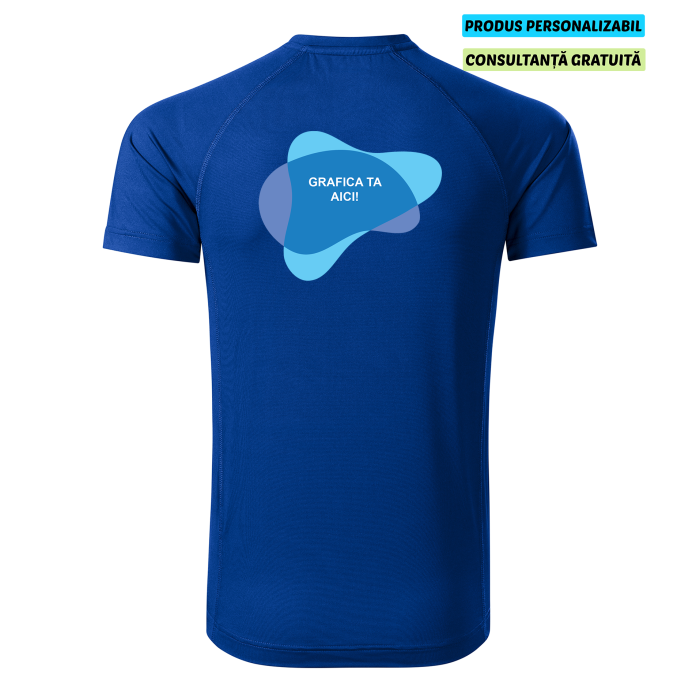 Malfini Tricou Barbat Albastru Destiny Personalizat