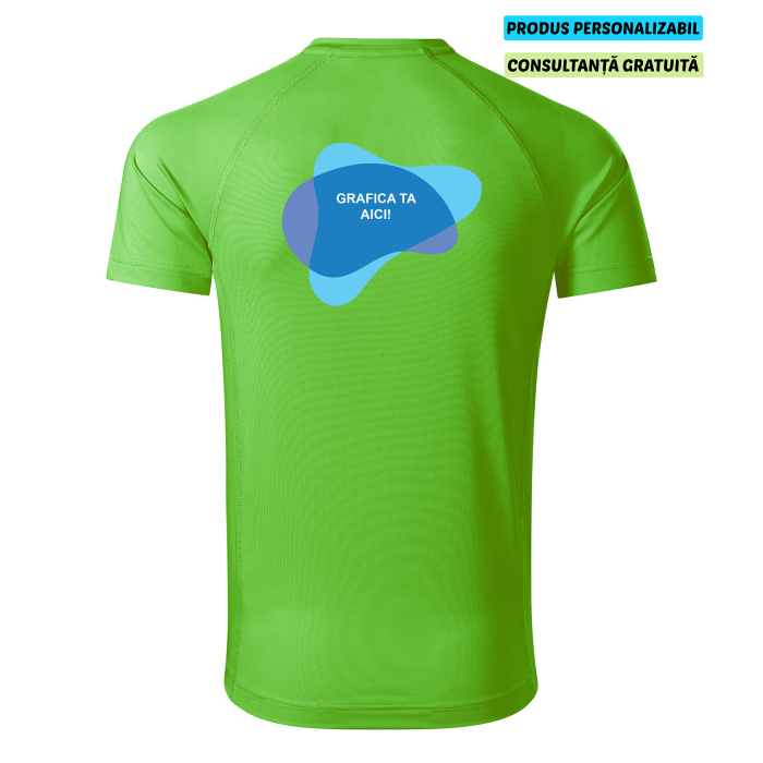 Malfini Tricou Barbat Verde mar Destiny Personalizat