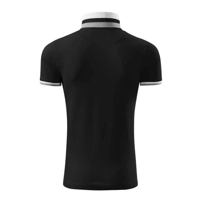 Malfini Tricou Polo Barbat Negru Collar up