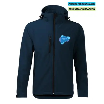 Malfini Jacheta Softshell Barbati Bleumarine PERFORMANCE Personalizata
