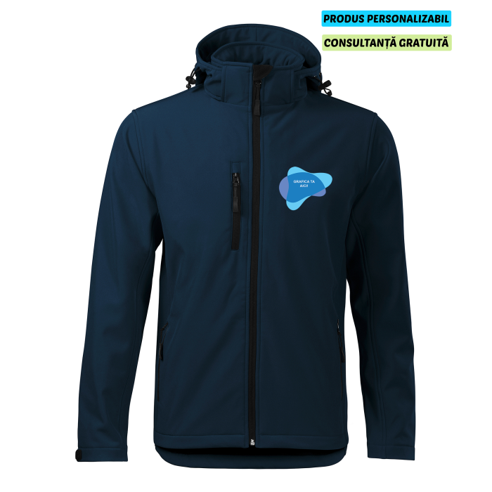 Malfini Jacheta Softshell Barbati Bleumarine PERFORMANCE Personalizata