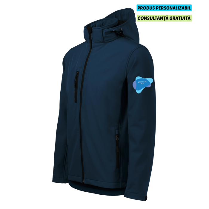 Malfini Jacheta Softshell Barbati Bleumarine PERFORMANCE Personalizata