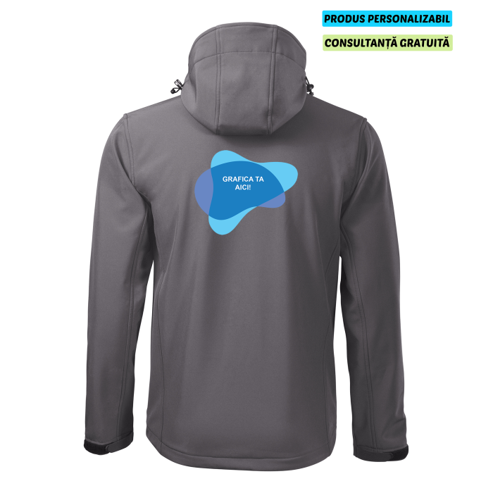 Malfini Jacheta Softshell Barbati Gri metalic PERFORMANCE Personalizata