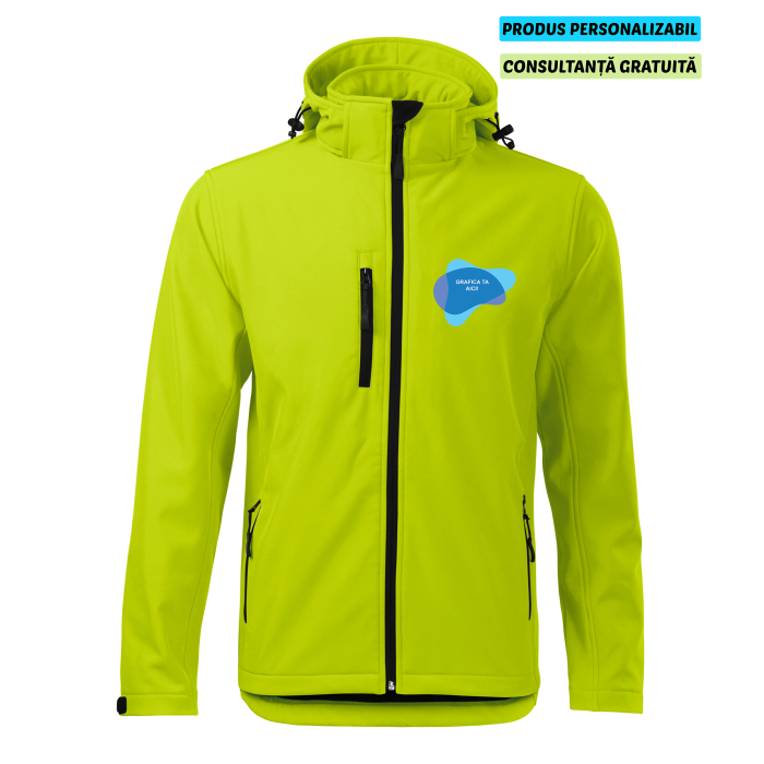 Malfini Jacheta Softshell Barbati Lime PERFORMANCE Personalizata Malfini Jacheta Softshell Barbati Lime PERFORMANCE Personalizata