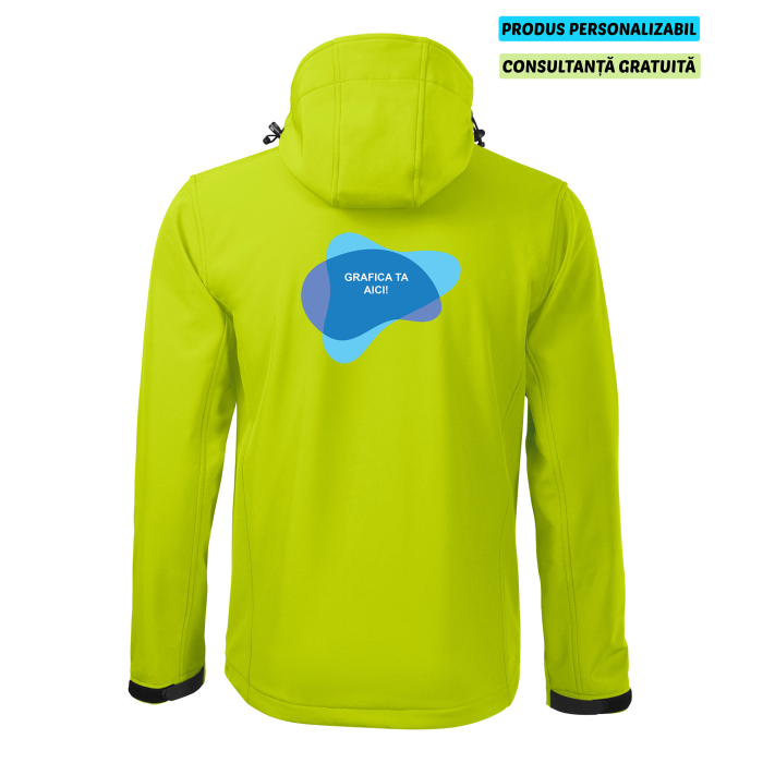 Malfini Jacheta Softshell Barbati Lime PERFORMANCE Personalizata Malfini Jacheta Softshell Barbati Lime PERFORMANCE Personalizata