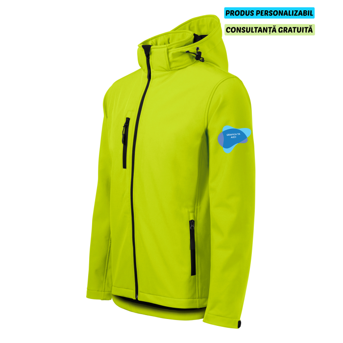 Malfini Jacheta Softshell Barbati Lime PERFORMANCE Personalizata Malfini Jacheta Softshell Barbati Lime PERFORMANCE Personalizata
