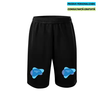 Malfini Pantaloni scurti Barbat Negru Miles Personalizati