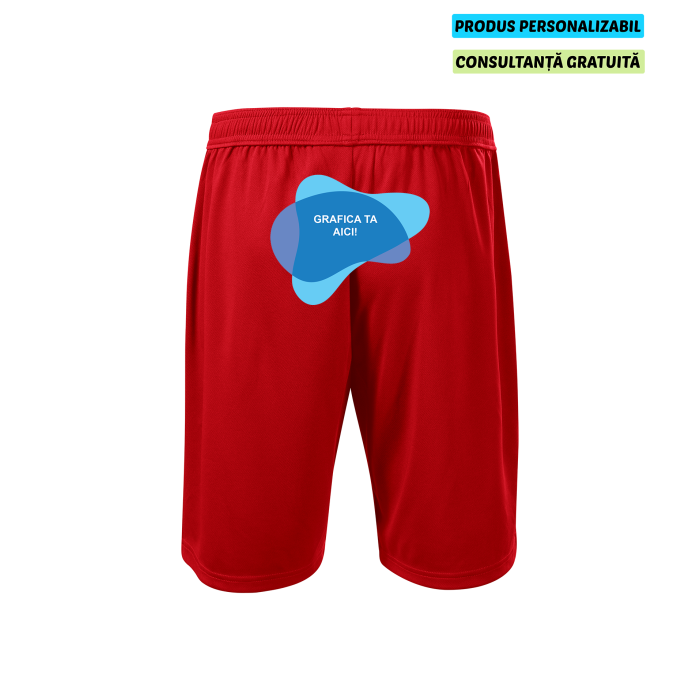Malfini Pantaloni scurti Barbat Rosu Miles Personalizati