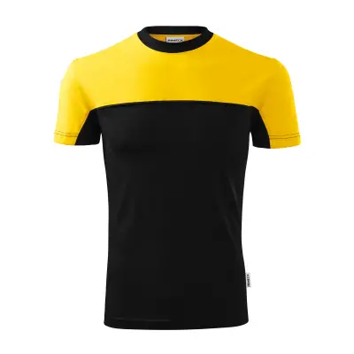 Rimeck Tricou Unisex Galben/Negru Color Mix