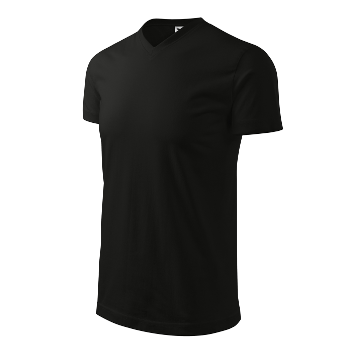 Malfini Tricou Unisex Negru V-neck