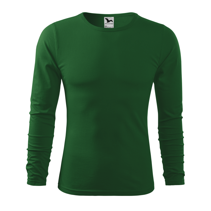 Malfini Tricou maneca lunga Barbat Verde inchis FIT-T LS