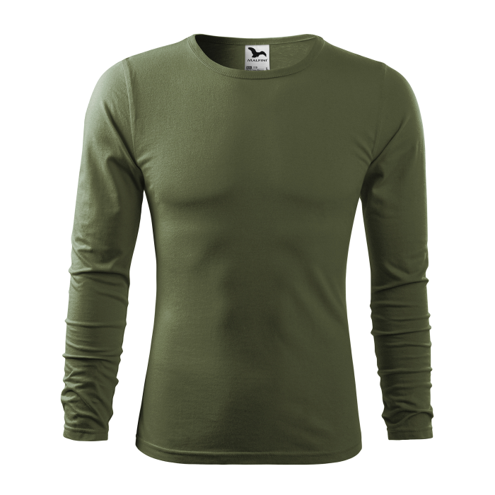 Malfini Tricou maneca lunga Barbat Verde kaki FIT-T LS Malfini Tricou maneca lunga Barbat Verde kaki FIT-T LS