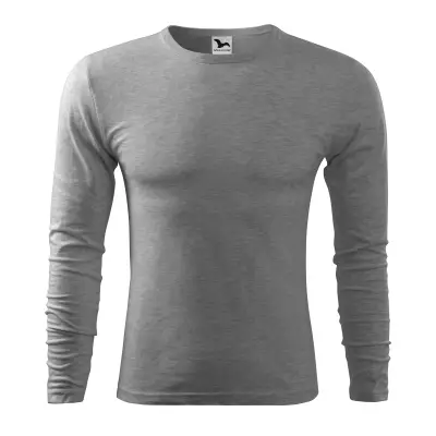 Malfini Tricou maneca lunga Barbat Gri inchis FIT-T LS