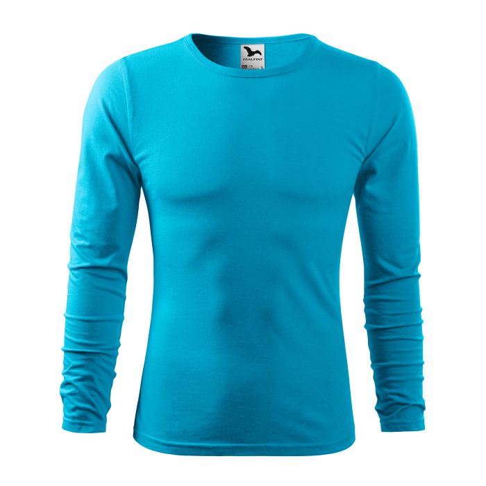 Malfini Tricou maneca lunga Barbat Turcoaz FIT-T LS