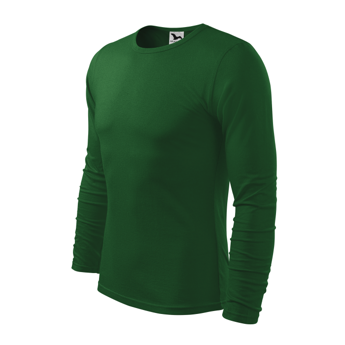 Malfini Tricou maneca lunga Barbat Verde inchis FIT-T LS