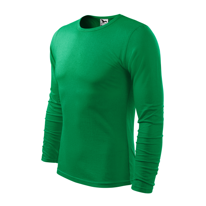 Malfini Tricou maneca lunga Barbat Verde FIT-T LS