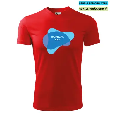 Malfini Tricou Barbat Rosu Fantasy Personalizat