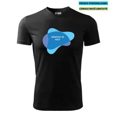 Malfini Tricou Barbat Negru Fantasy Personalizat