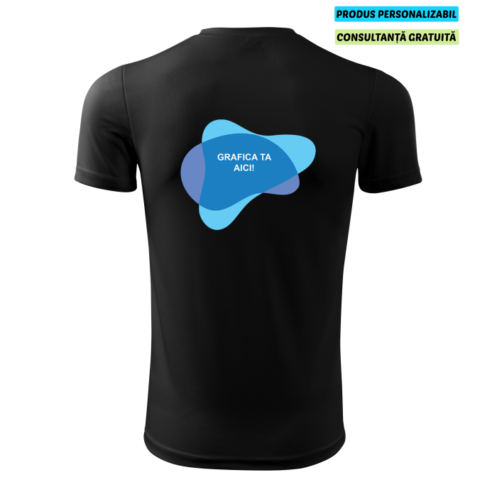 Malfini Tricou Barbat Negru Fantasy Personalizat