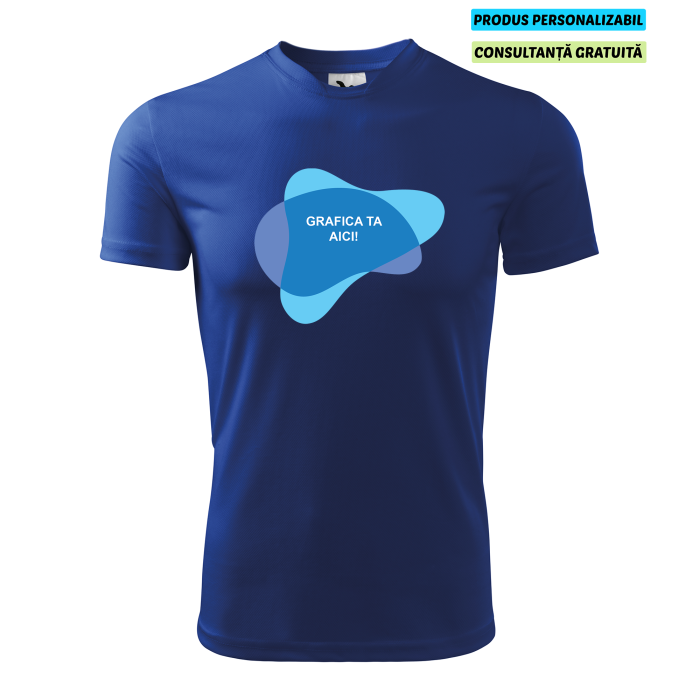 Malfini Tricou Barbat Albastru regal Fantasy Personalizat