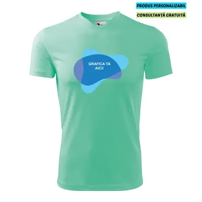 Malfini Tricou Barbat Verde menta Fantasy personalizat