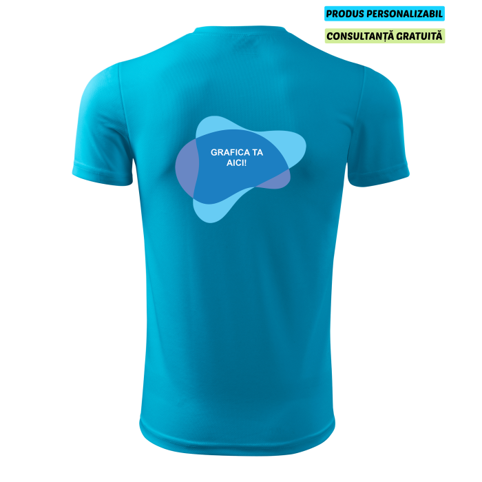 Malfini Tricou Barbat Turcoaz Fantasy Personalizat