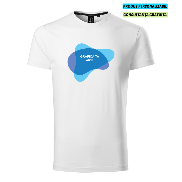 Malfini Tricou Barbat Alb Exclusive Supima Personalizat