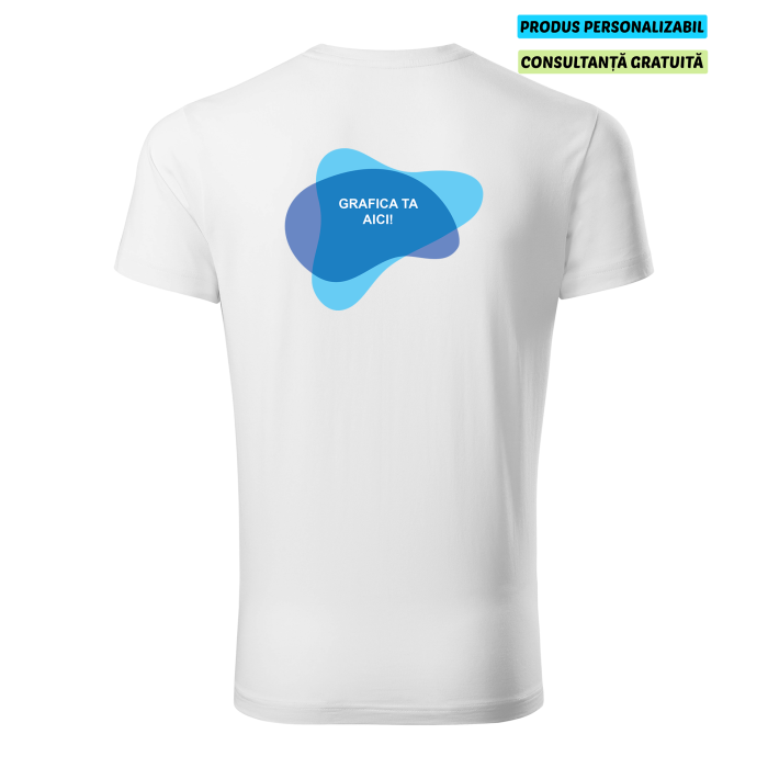 Malfini Tricou Barbat Alb Exclusive Supima Personalizat