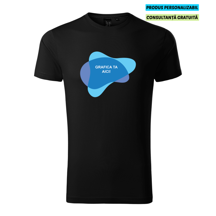 Malfini Tricou Barbat Negru Exclusive Supima Personalizat