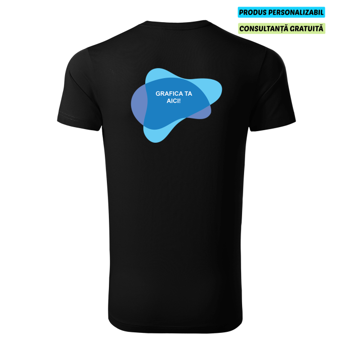 Malfini Tricou Barbat Negru Exclusive Supima Personalizat