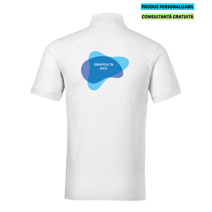 Malfini Tricou Polo Barbat Alb Prime Bumbac Organic Personalizat Malfini Tricou Polo Barbat Alb Prime Bumbac Organic Personalizat