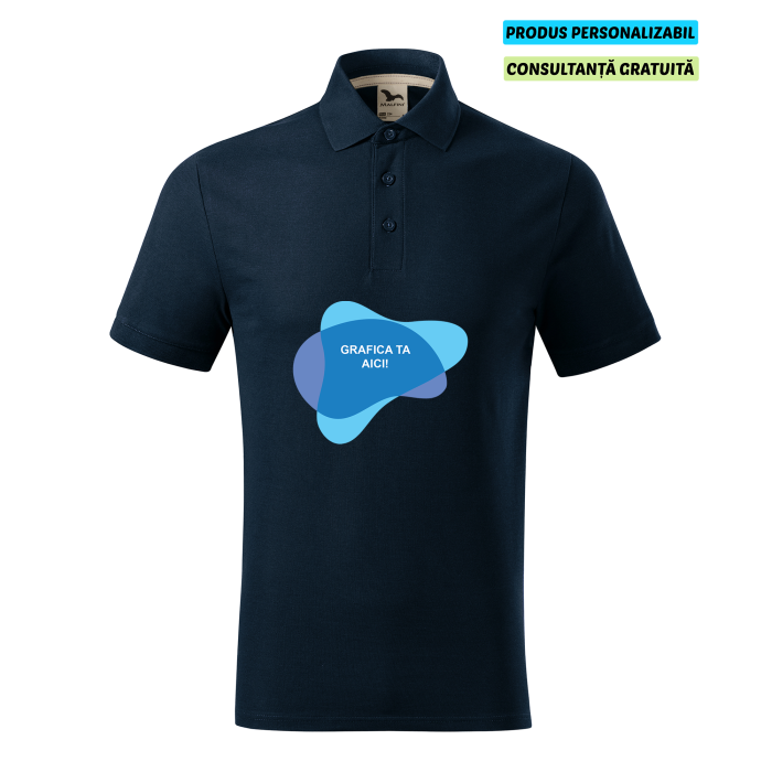 Malfini Tricou Polo Barbat Bleumarine Prime Bumbac Organic Personalizat Malfini Tricou Polo Barbat Bleumarine Prime Bumbac Organic Personalizat