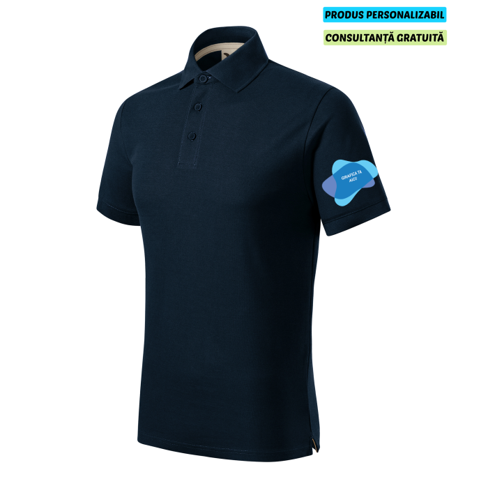 Malfini Tricou Polo Barbat Bleumarine Prime Bumbac Organic Personalizat Malfini Tricou Polo Barbat Bleumarine Prime Bumbac Organic Personalizat