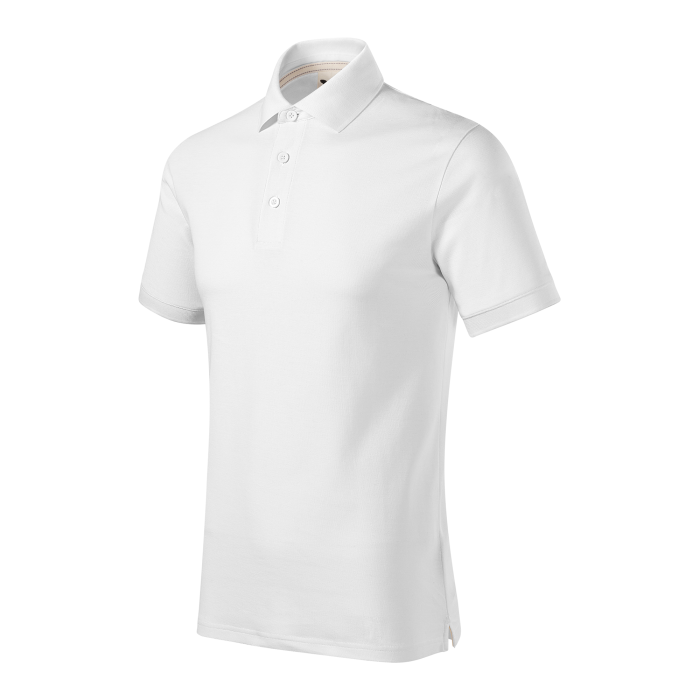 Malfini Tricou Polo Barbat Alb Prime Bumbac Organic