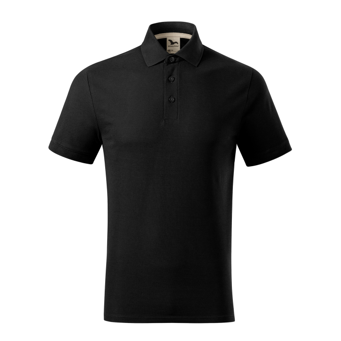 Malfini Tricou Polo Barbat Negru Prime Bumbac Organic