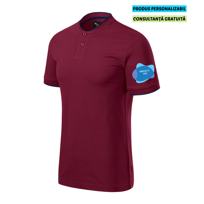 Malfini Tricou Polo Barbat Visiniu Diamond Personalizat