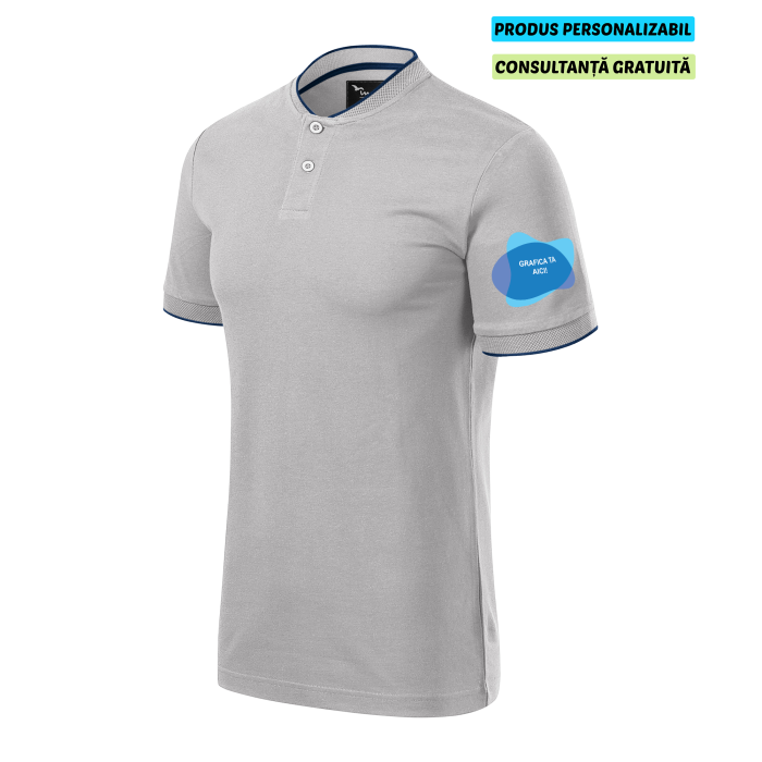 Malfini Tricou Polo Barbat Gri Diamond Personalizat Malfini Tricou Polo Barbat Gri Diamond Personalizat