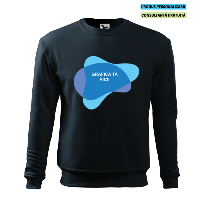 Malfini Bluza Barbat Bleumarine Essential Personalizata