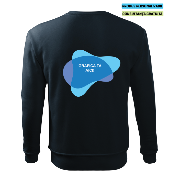 Malfini Bluza Barbat Bleumarine Essential Personalizata