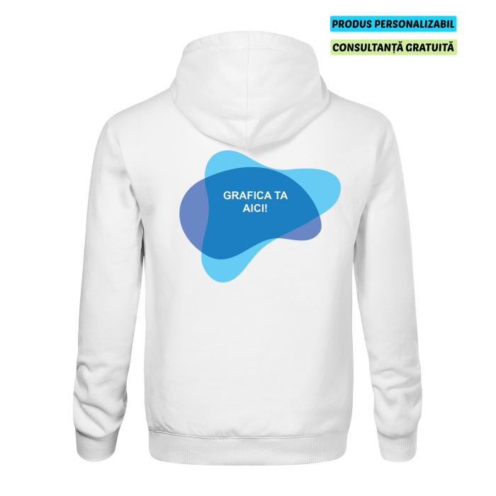 Malfini Hanorac Barbat Alb MOON Personalizat