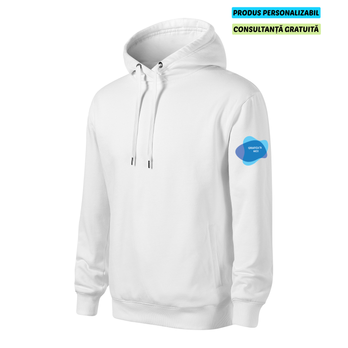 Malfini Hanorac Barbat Alb MOON Personalizat