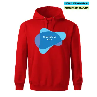 Malfini Hanorac Barbat Rosu MOON Personalizat