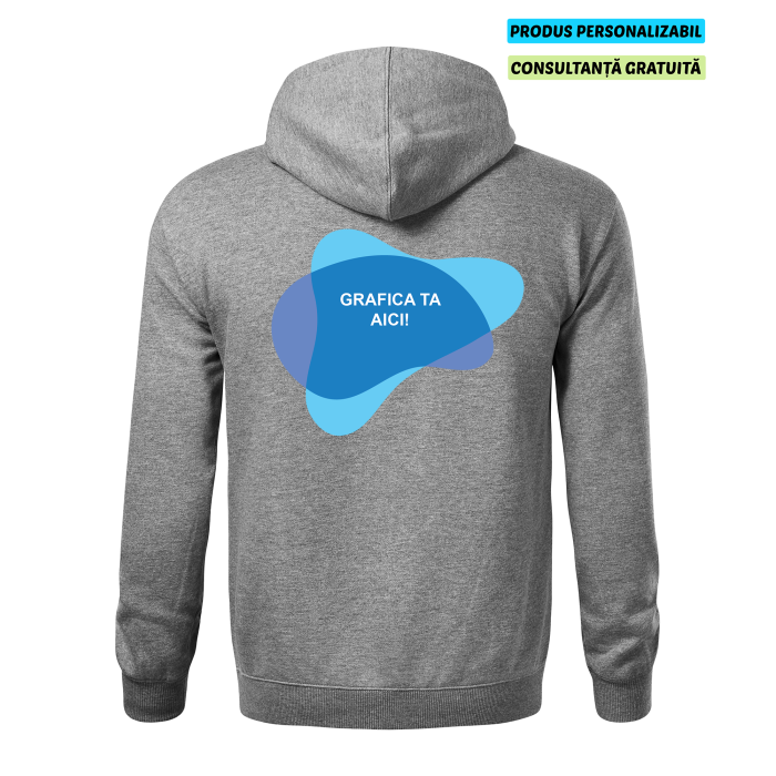 Malfini Hanorac Barbat Gri inchis MOON Personalizat