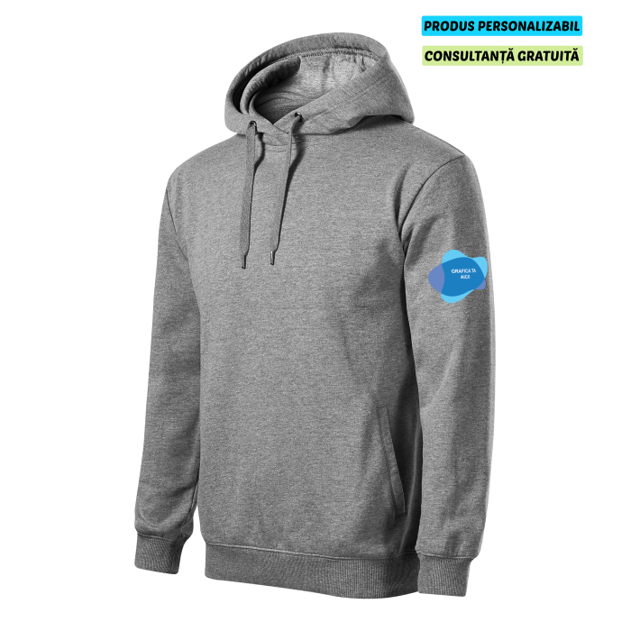 Malfini Hanorac Barbat Gri inchis MOON Personalizat