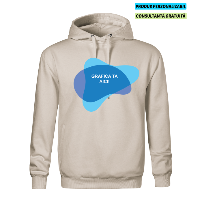 Malfini Hanorac Barbat Gri ice MOON Personalizat