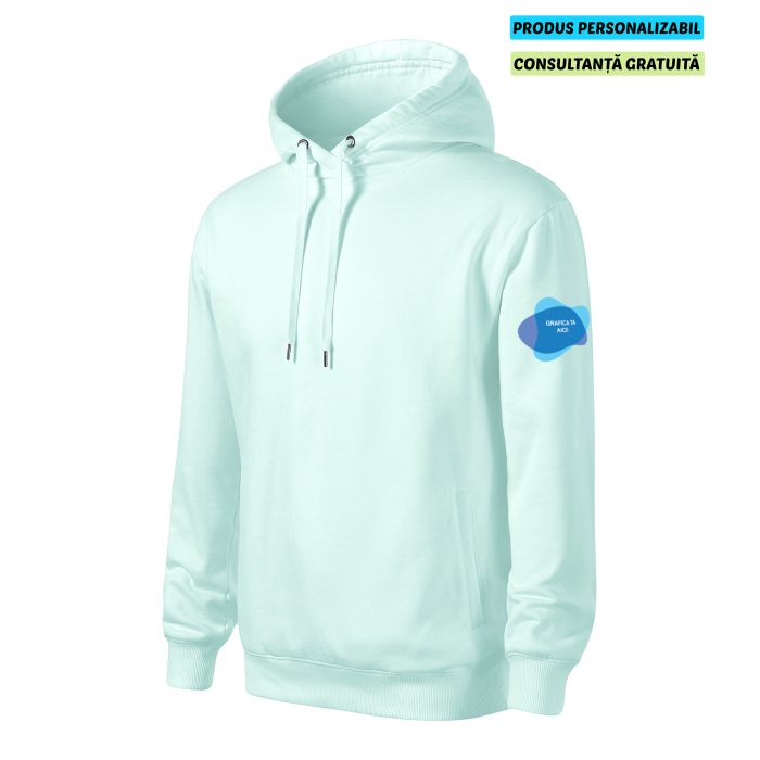 Malfini Hanorac Barbat Verde frost MOON Personalizat